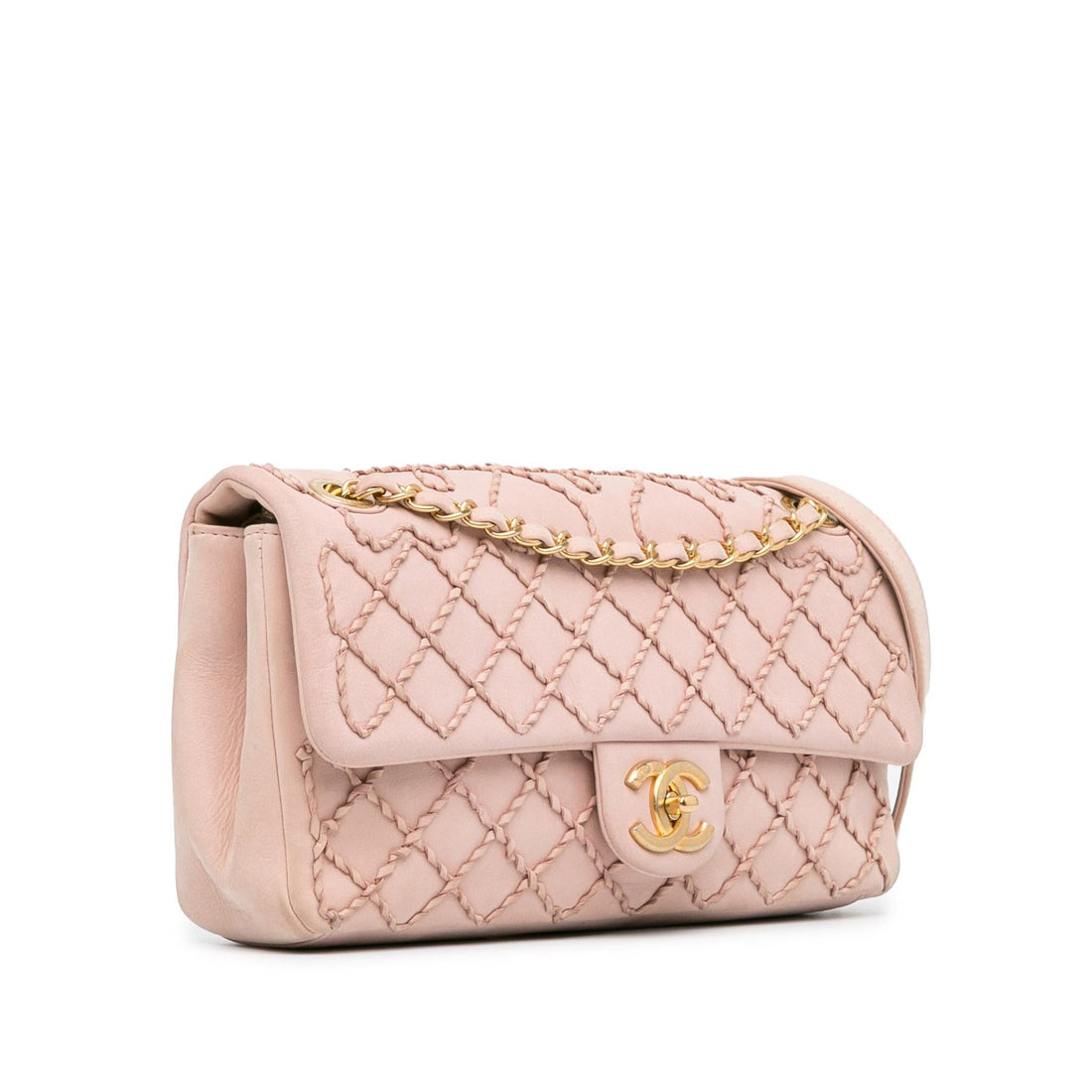 Pearl Street Bags Chanel Twist Quilted Heart Flap (SHG-uZx9EN)