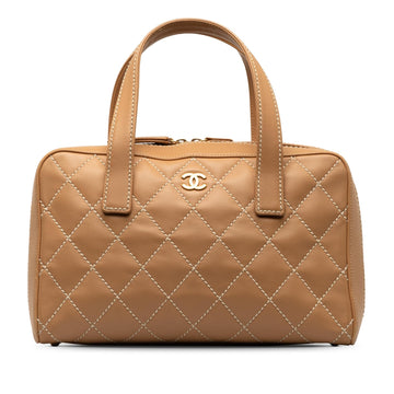 Pearl Street Bags Chanel Wild Stitch Lambskin Handbag (SHG-X7qxHU)