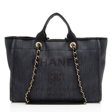 Chanel Woven Straw Deauville Medium Tote (SHF-T0ZZuv)