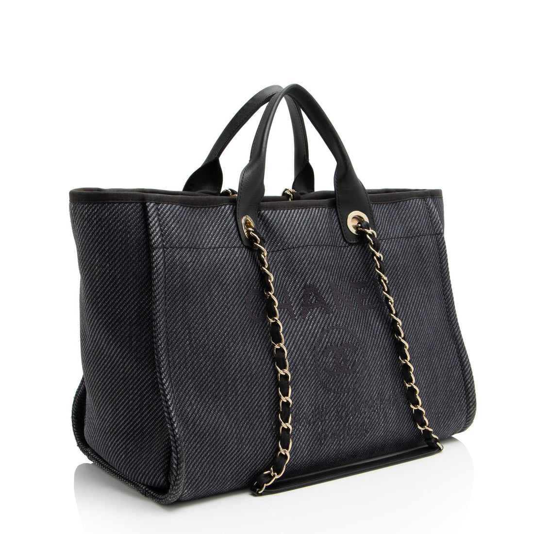 Chanel Woven Straw Deauville Medium Tote (SHF-T0ZZuv)