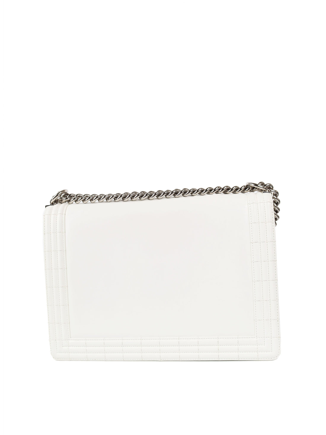 Chanel White XL Boy Reverso Bag
