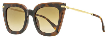 Jimmy Choo Square Sunglasses Ciara/G/S OCYHA Havana/Gold 52mm
