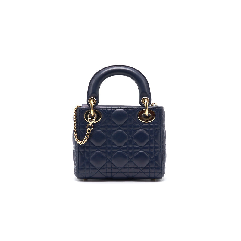 Top quality Dior Mini Lady Top quality Dior Tote Indigo