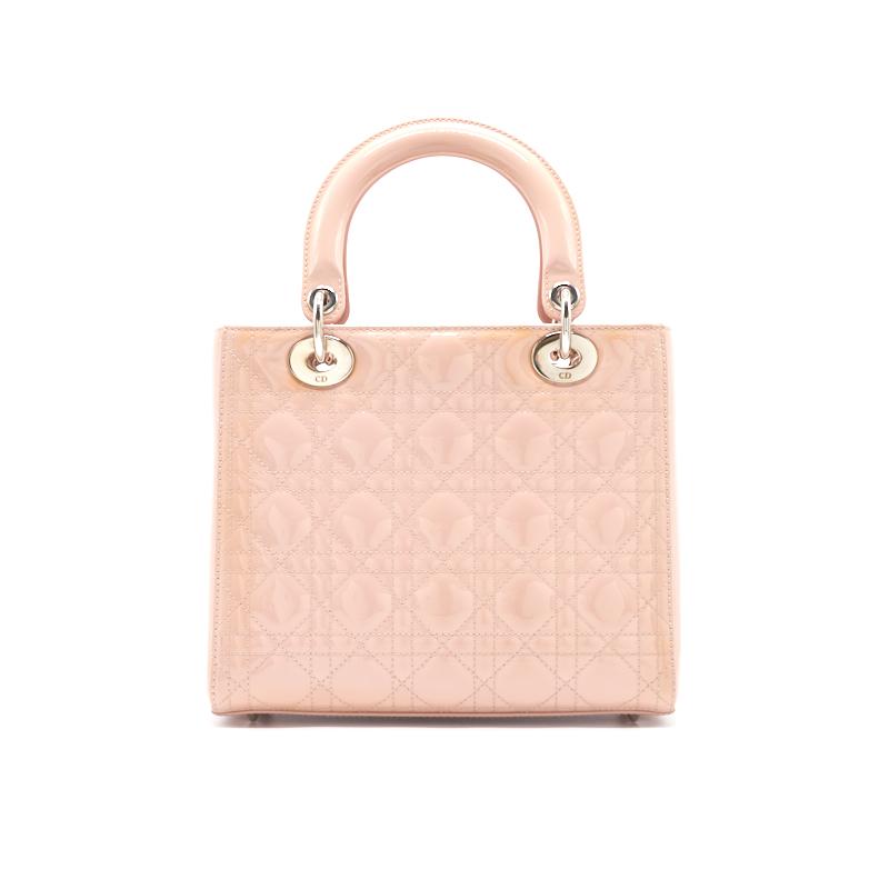Top quality Dior Medium Lady Top quality Dior Tote in Patent Leather