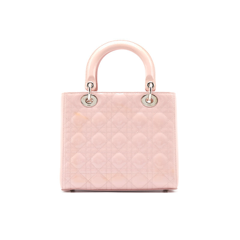 Top quality Dior Medium Lady Top quality Dior Tote in Patent Leather