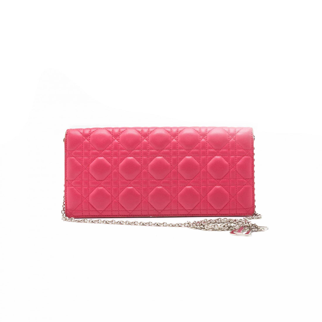 Top quality Dior Pink Cannage Quilted Leather Lady Top quality Dior Chain Clutch