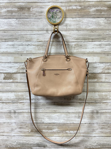 Crossbody Designer By Coach In Tan, Size:Medium