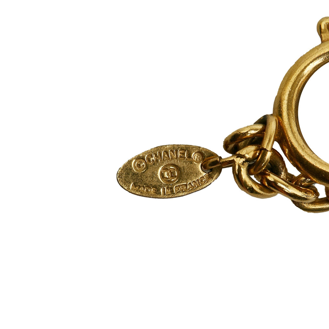 CHANEL CC Pendant Necklace Costume Necklace