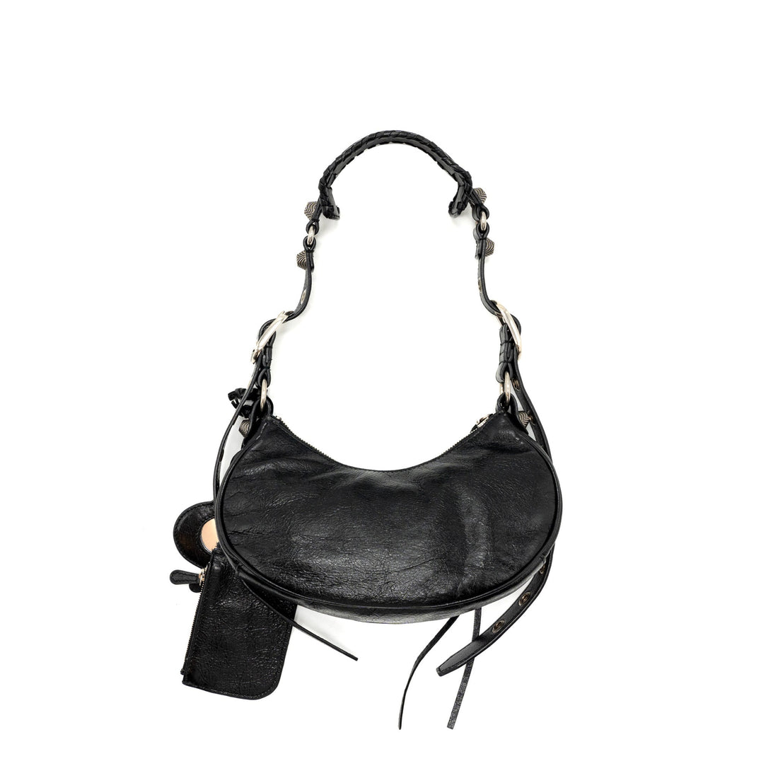 Balenciaga Le Carbo XS shoulder bag lambskin black SHW