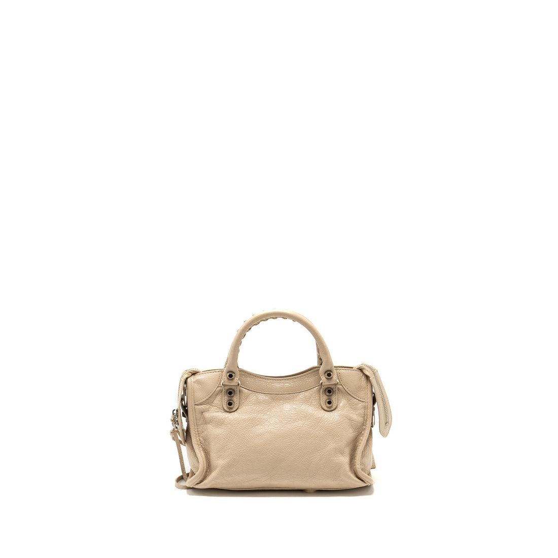 Balenciaga Mini City Bag CalBNkin Beige SHW