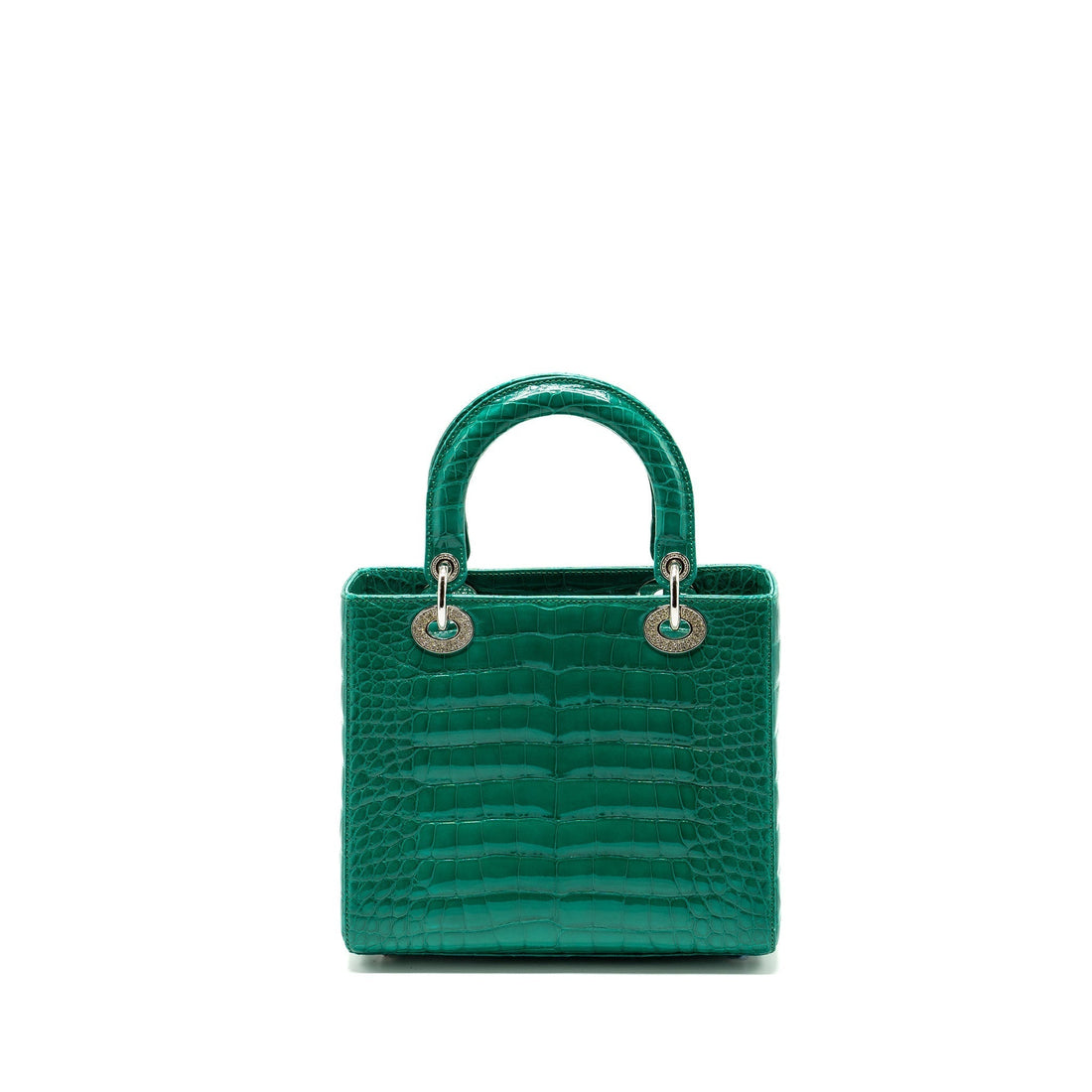 Top quality Dior medium lady Top quality Dior crocodile green with crystal