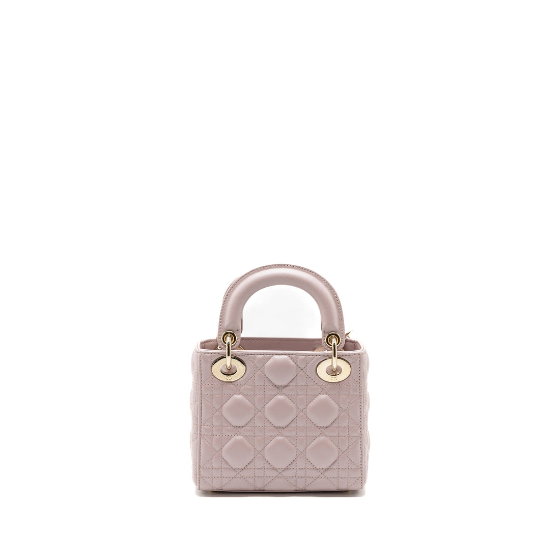 Top quality Dior Mini Lady Top quality Dior Bag lambskin Light Pink