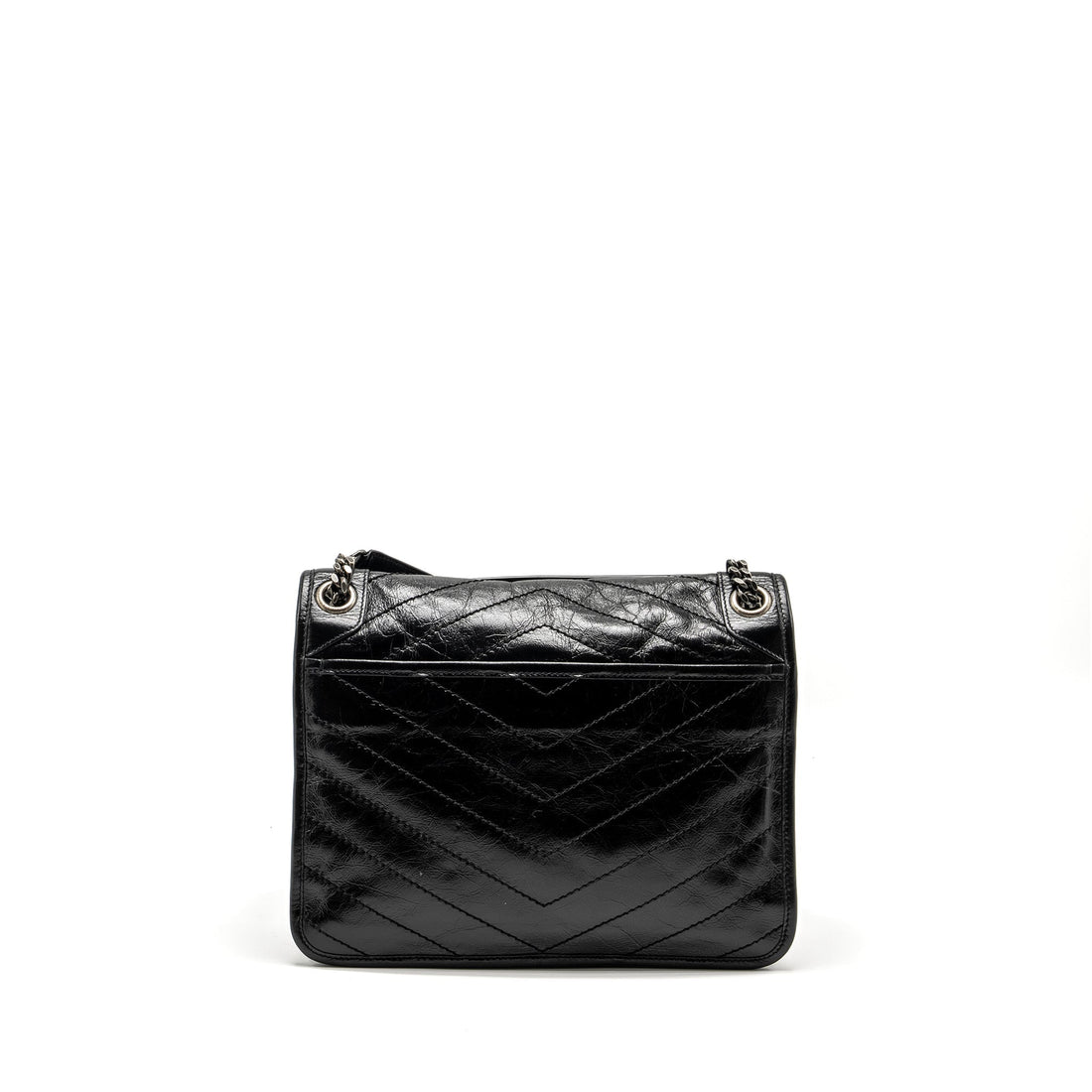 Saint Laurent Medium Niki CalBNkin Black Ruthenium Hardware