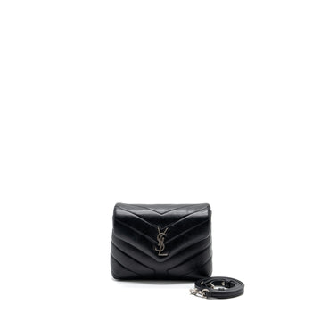 Saint laurent Loulou toy strap bag calBNkin black SHW