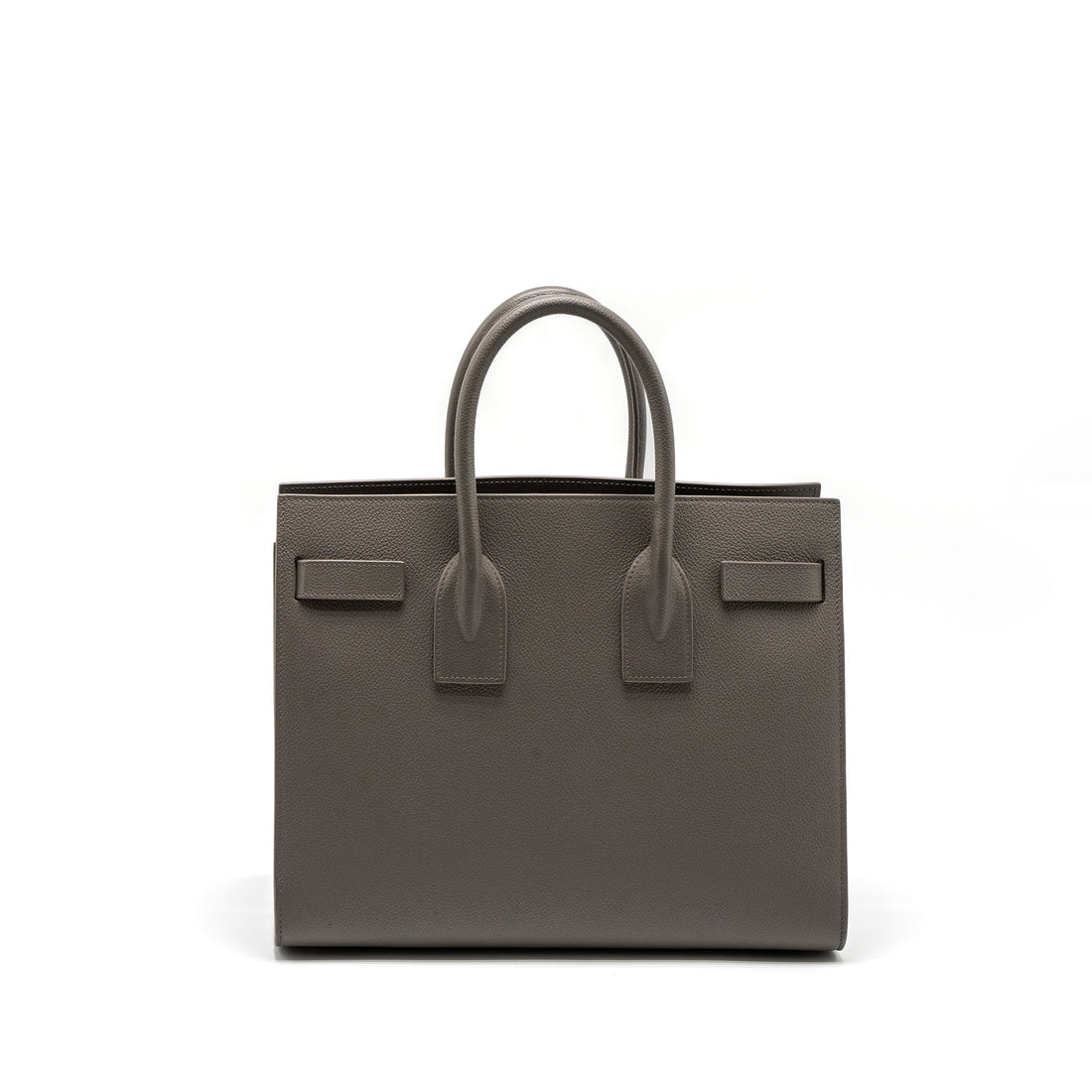Saint Laurent/YSL Sac De Jour Small Grained CalBNkin Grey SHW