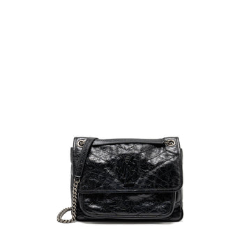 Saint Laurent Medium Niki CalBNkin Black SHW