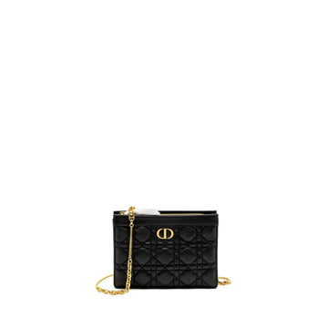 Top quality Dior Caro Every Top quality Dior Pouch Supple Calfskin Black