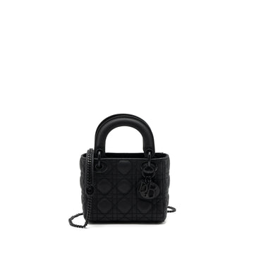 Top quality Dior Mini Lady Top quality Dior Calfskin So Black