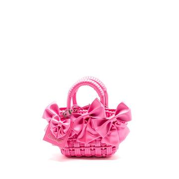 Balenciaga Mini Tote Bag 2023s Valentines day Limited Edition Fabric Pink SHW