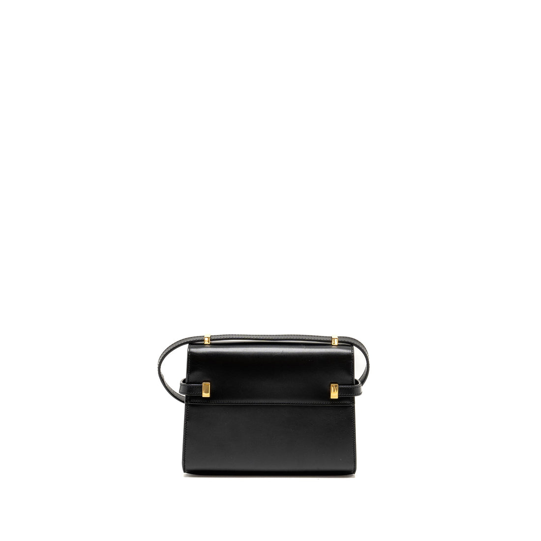 Saint Laurent Mini Manhattan Shoulder Bag CalBNkin Black GHW