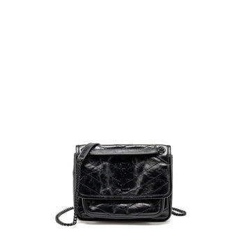 Saint Laurent/YSL Baby Niki Bag CalBNkin So Black