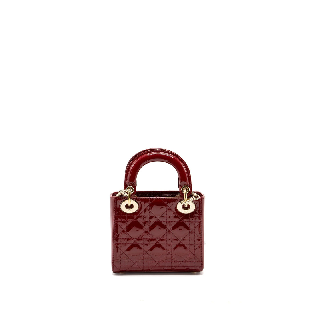 Top quality Dior Mini Lady Top quality Dior Patent Red