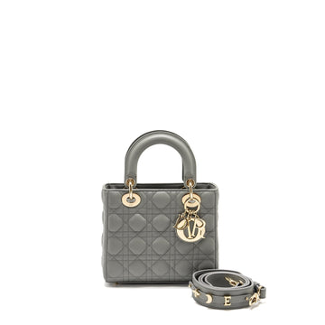 Top quality Dior My ABC Small Lady Top quality Dior Lambskin Light Grey