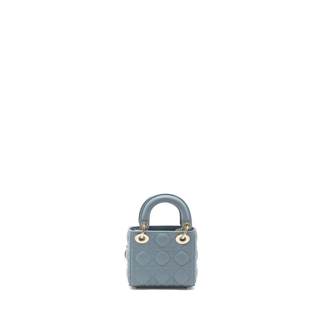 Top quality Dior Micro Lady Top quality Dior bag cannage lambskin Cloud Blue