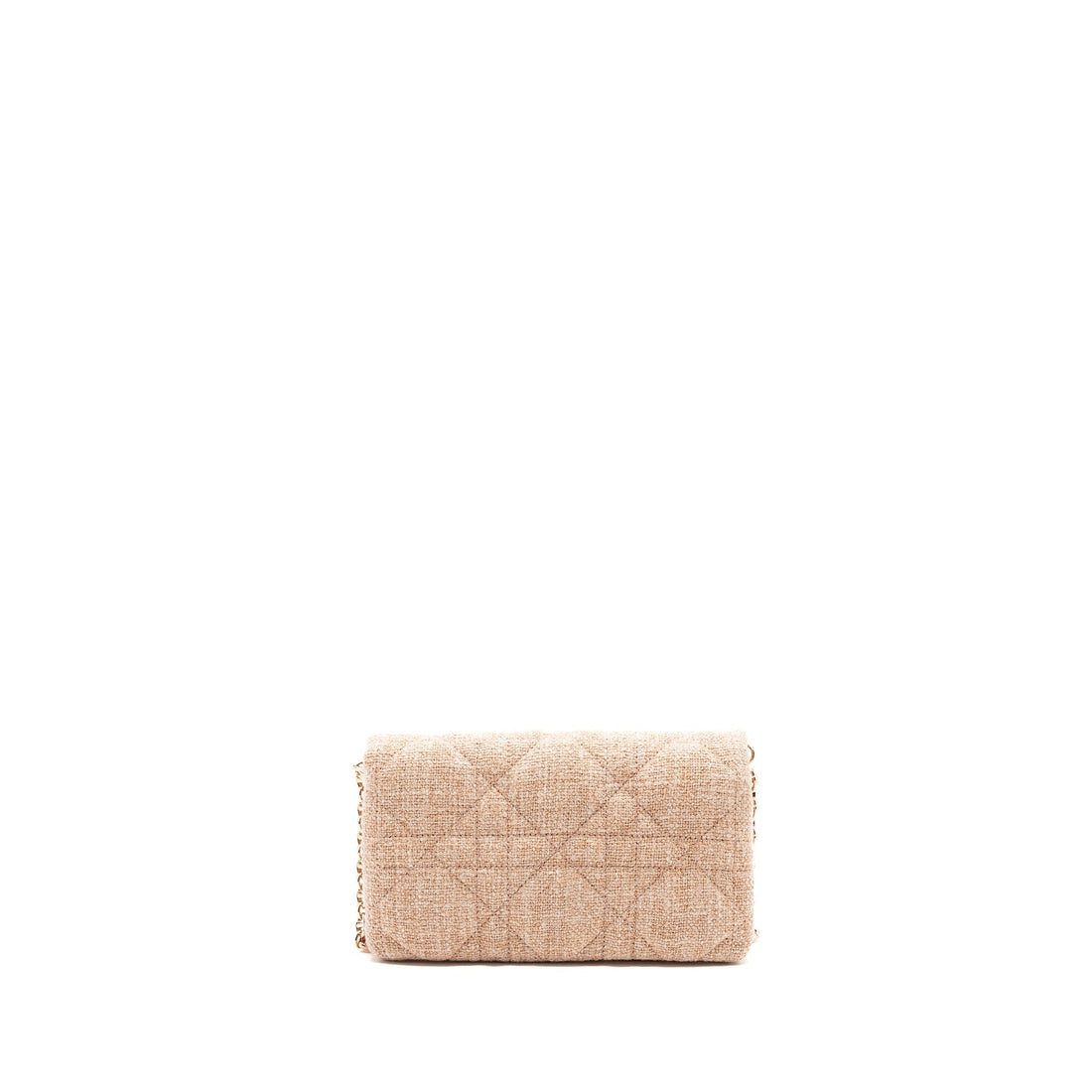 Top quality Dior Caro Pouch Canvas Light Pink with pink hardware