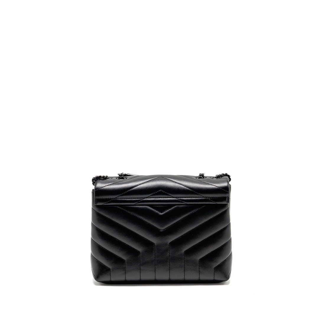 Saint Laurent/YSL Medium Loulou Shoulder Bag CalBNkin So Black