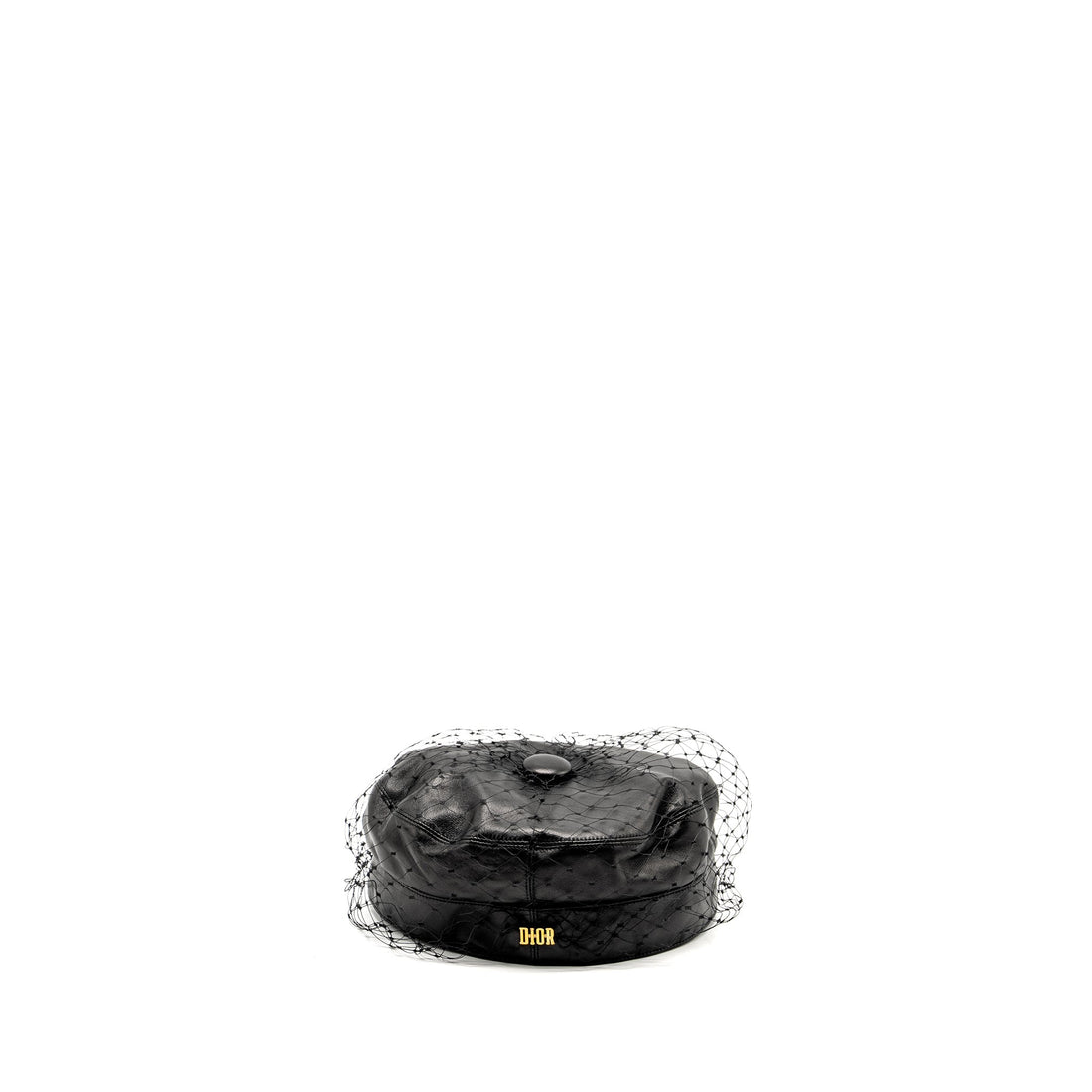 Top quality Dior size 57 Paris Revolution Cap with Veil Black