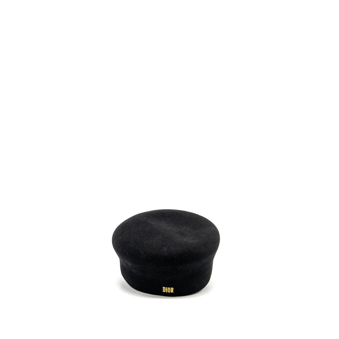 Top quality Dior Size 57 Beret Hat Rabbit Hair/Silk Black