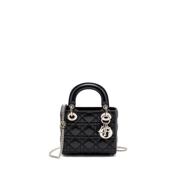 Top quality Dior Mini Lady Top quality Dior Lambskin Black
