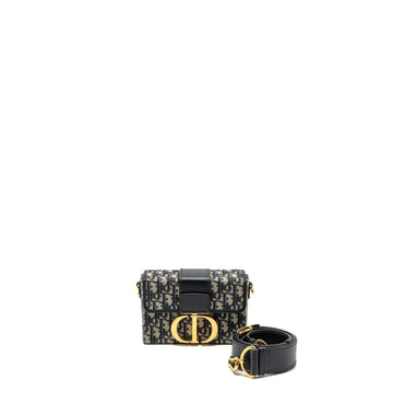 Top quality Dior 30 Montaigne Box Blue Oblique Jacquard