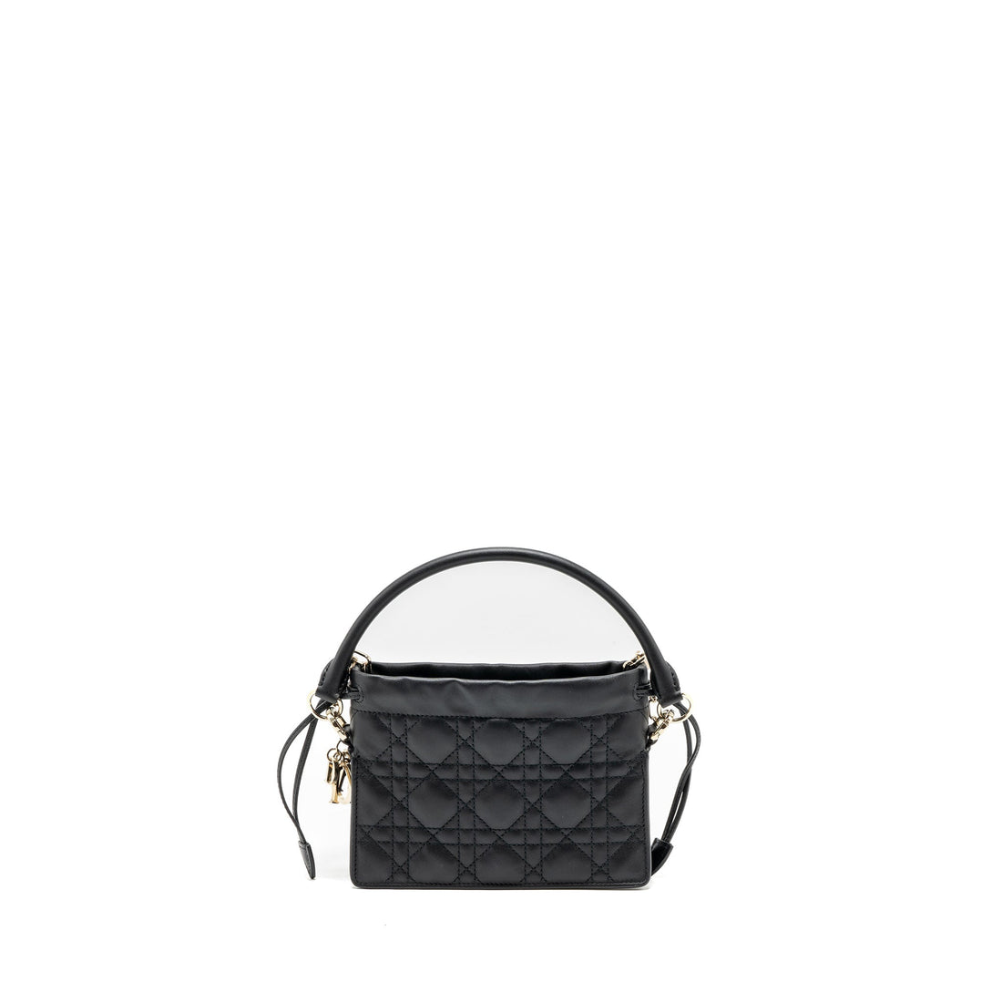 Top quality Dior milly crossbody bag lambskin black