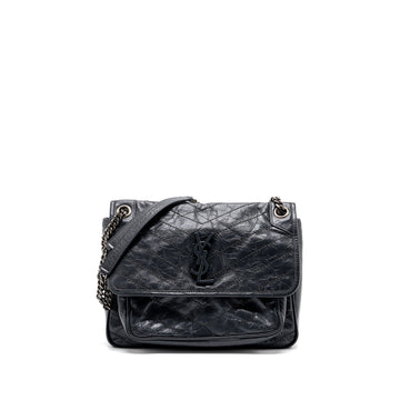 Saint laurent Medium Niki calBNkin dark grey SHW