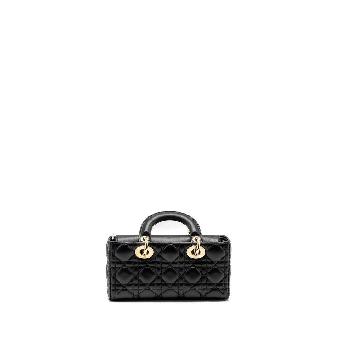 Top quality Dior lady D-Joy Small  Bag Lambskin Black