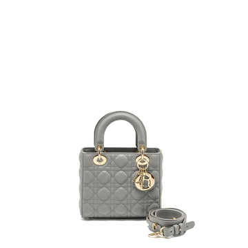 Top quality Dior My ABC Small Lady Top quality Dior Lambskin Grey