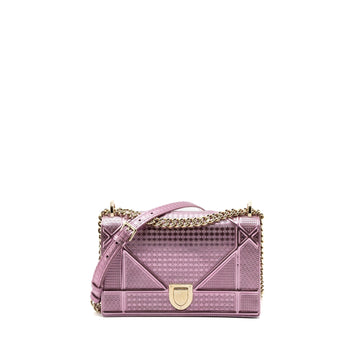 Top quality Dior Top quality Diorama Bag Metallic Pink