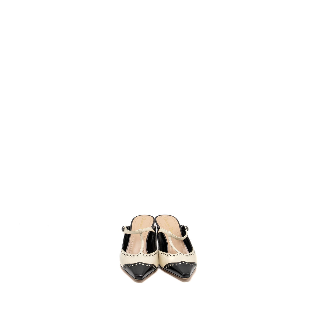 Top quality Dior Size 37 Spectatoe Mules Pumps Black/White