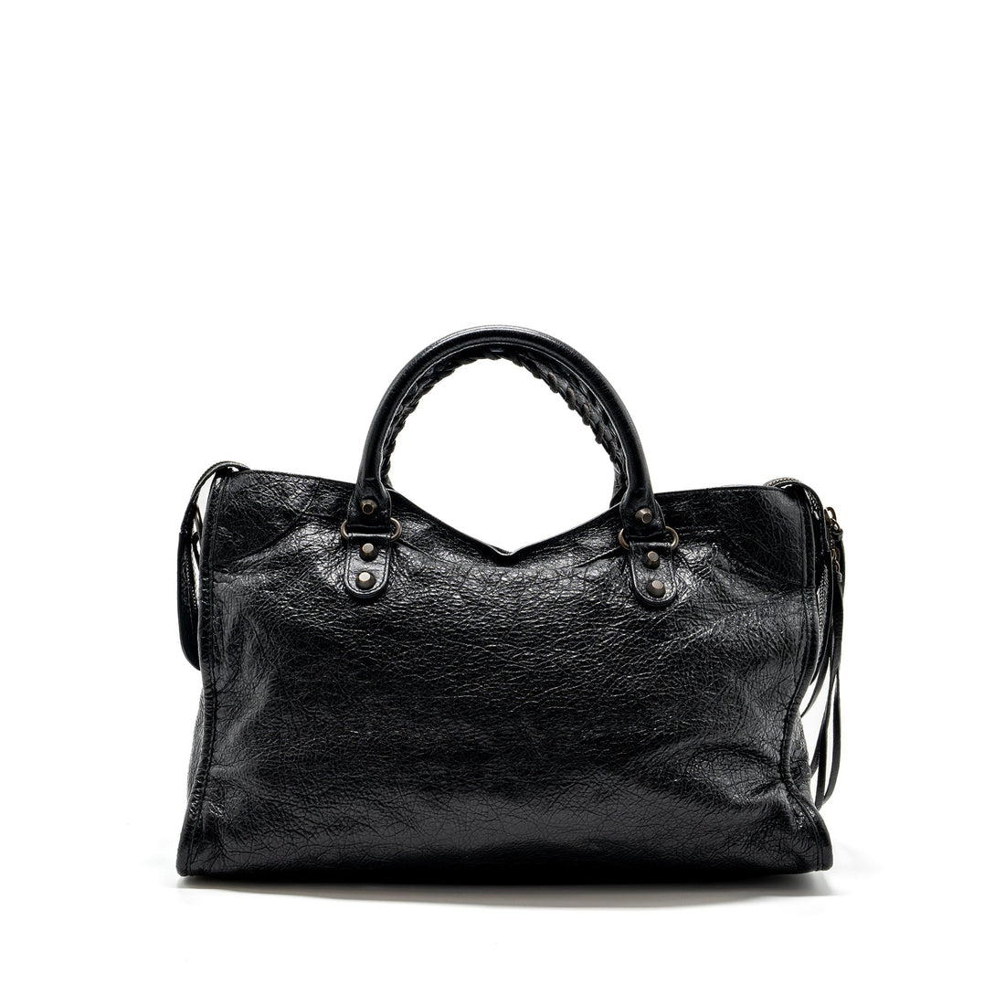 Balenciaga City Bag CalBNkin Black Ruthenium Hardware
