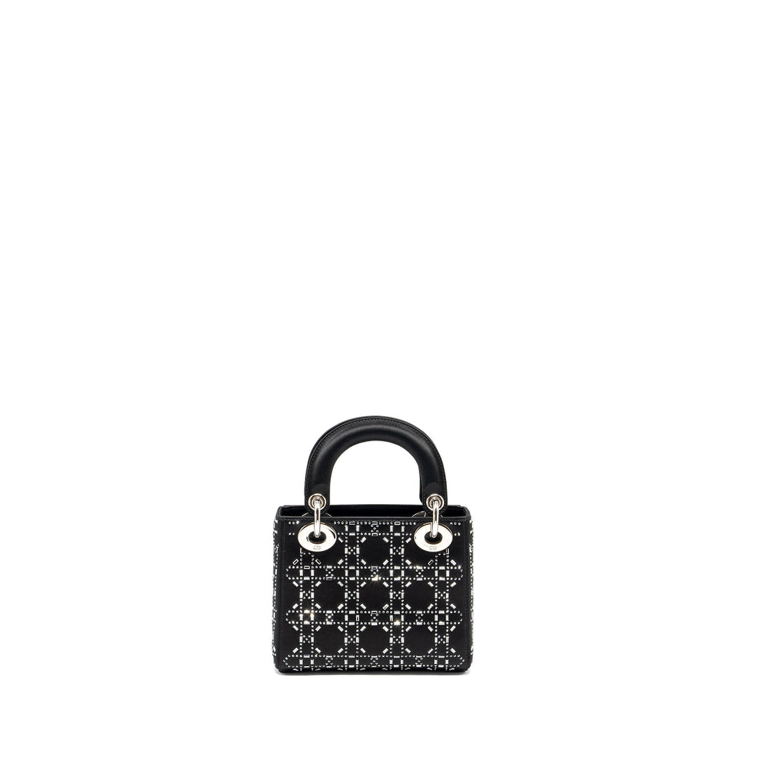 Top quality Dior Mini Lady Top quality Dior Satin Crystal Black