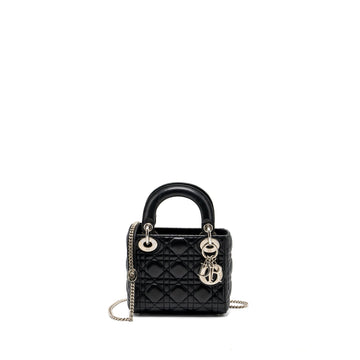 Top quality Dior Mini Lady Top quality Dior Lambskin Black