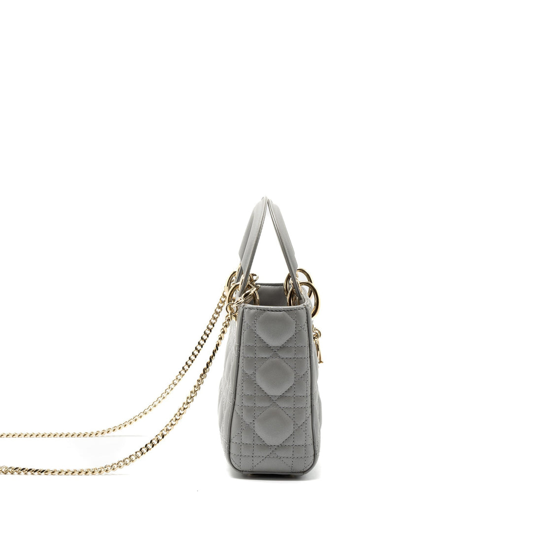 Top quality Dior Mini Lady Top quality Dior Lambskin Grey