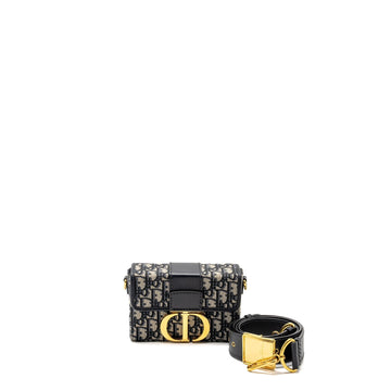 Top quality Dior 30 Montaigne Box Blue Oblique Jacquard
