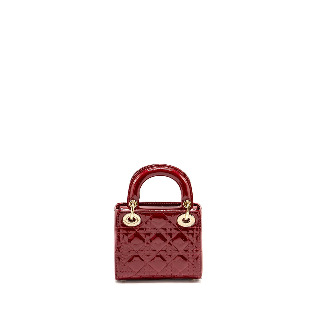 Top quality Dior Mini Lady Top quality Dior Patent Red