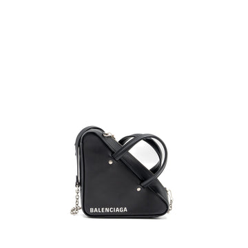 Balenciaga triangle duffle bag calBNkin black SHW