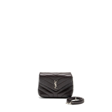 Saint Laurent/YSL Loulou Toy Strap Bag CalBNkin Brown SHW