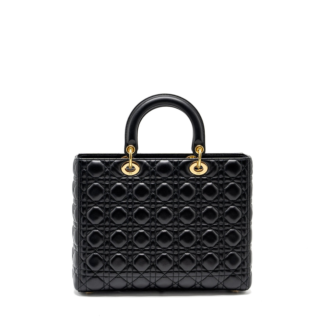 Top quality Dior Large Lady Top quality Dior Lambskin Black