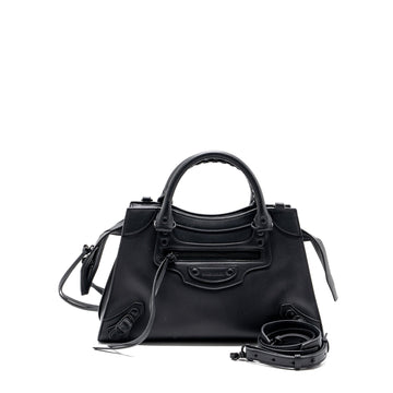 Balenciaga Neo Classic Small Handbag CalBNkin Black black/ruthenium hardware